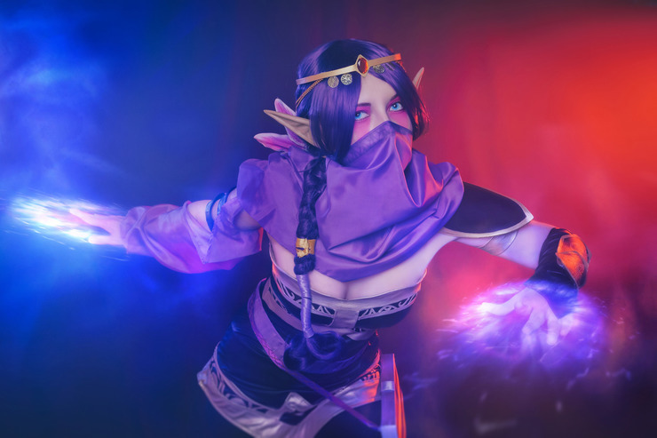 国外精美圣堂刺客cos秀